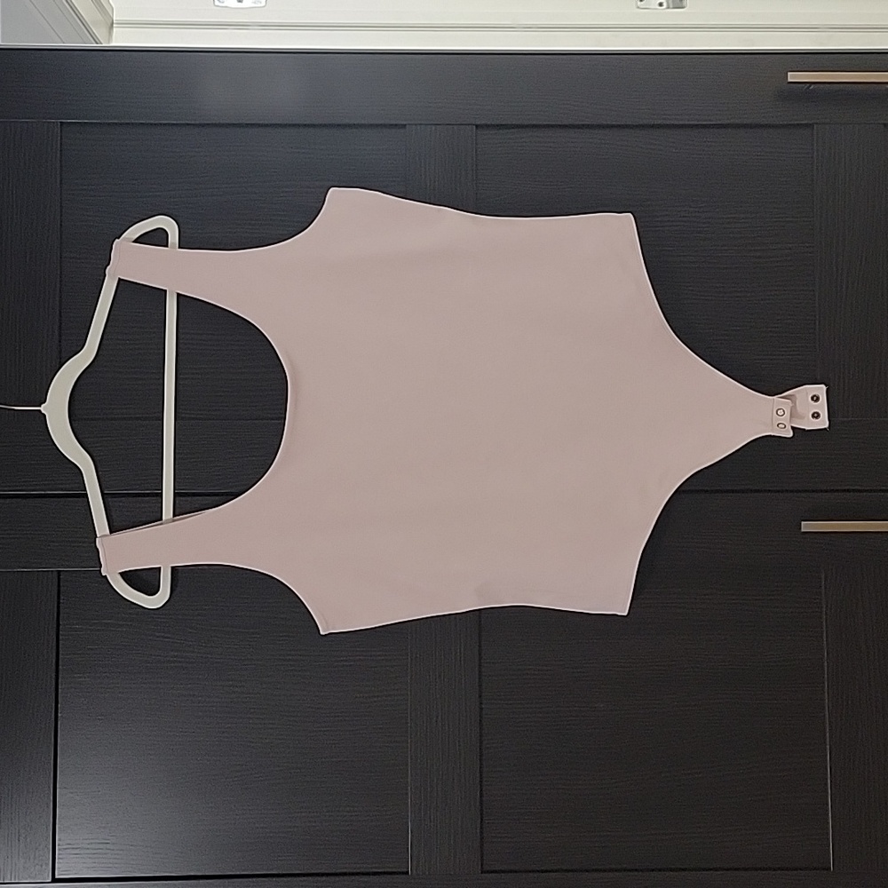 Pink Express Body Contour Thong Bodysuit